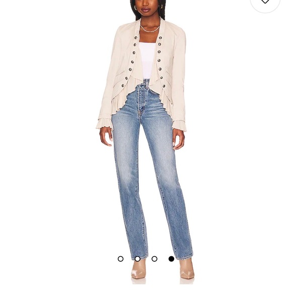 Free People Stunning Light Weight Double Breasted Jacket w/2 Front Pockets - Picture 16 of 16